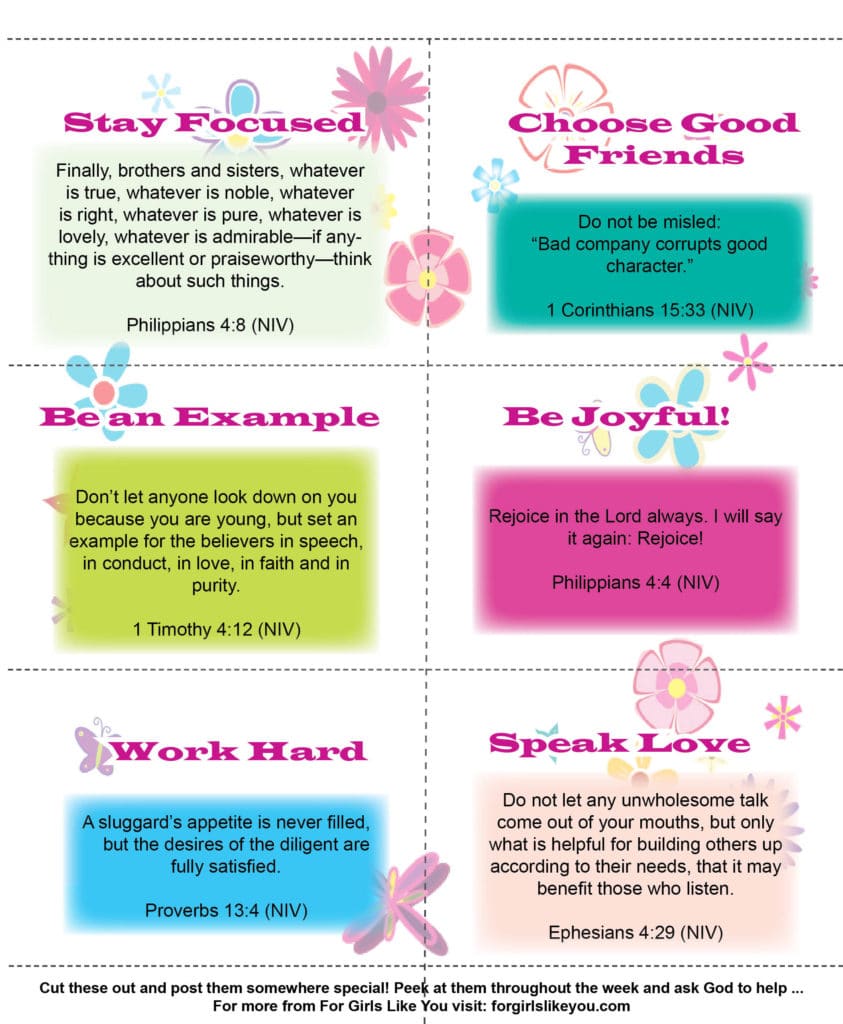 6 Scriptures Tweens Want