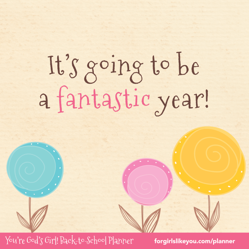 You're God's Girl Back-to-School Planner