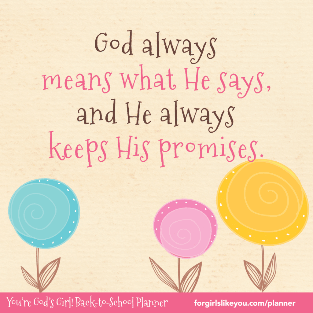 You're God's Girl Back-to-School Planner