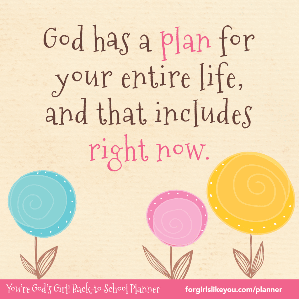 You're God's Girl Back-to-School Planner